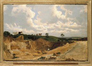 Gravel Pit on Shotover Hill, near Oxford