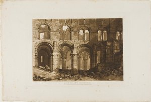 Holy Island Cathedral, plate 11 from Liber Studiorum by Joseph Mallord William Turner