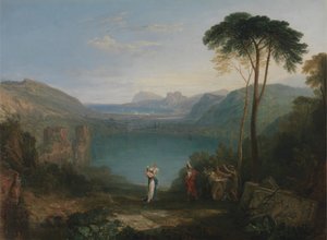 Lake Avernus: Aeneas and the Cumaean Sibyl by Joseph Mallord William Turner