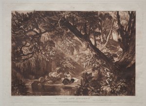 Liber Studiorum: Aesacus and Hesperie by Joseph Mallord William Turner