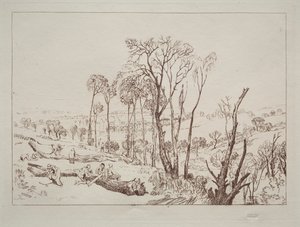 Liber Studiorum: Crowhurst, Sussex by Joseph Mallord William Turner
