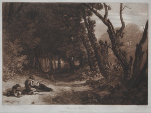 Liber Studiorum: Procris and Cephalus by Joseph Mallord William Turner