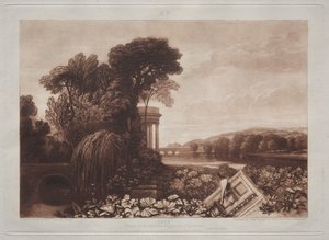 Liber Studiorum: Temple of Isis by Joseph Mallord William Turner