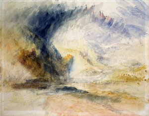 Mount St Gothard by Joseph Mallord William Turner