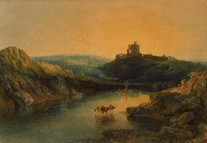 Norham Castle: Morning, c.1797 by Joseph Mallord William Turner