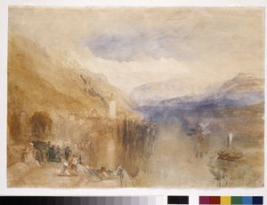 Oberhofen, Lake Thun by Joseph Mallord William Turner