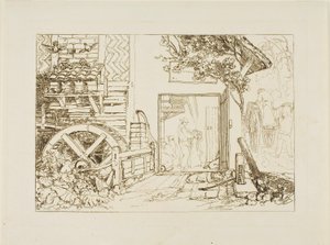 Pembury Mill, Kent (plate 12 from Liber Studiorum) by Joseph Mallord William Turner