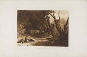 Procris and Cephalus, Plate 41 from Liber Studiorum by Joseph Mallord William Turner