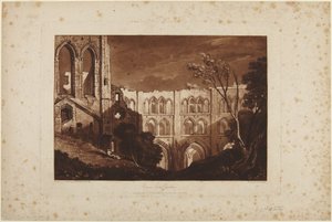 Riveaux Abbey Yorkshire by Joseph Mallord William Turner