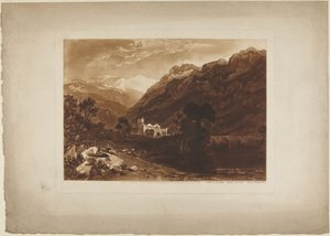Scene in the Alps