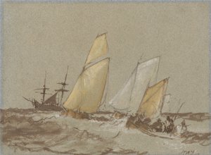 Shipping by Joseph Mallord William Turner