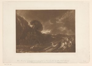 Stormy Landscape with Flood and Drowning People (The Deluge)