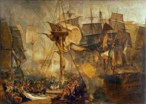 The Battle of Trafalgar / by Turner by Joseph Mallord William Turner