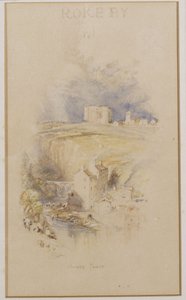 The Bowes Tower, c.1833 by Joseph Mallord William Turner