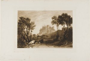 The Castle Above the Meadows, plate 8 from Liber Studiorum by Joseph Mallord William Turner