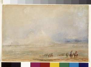 The Pyramids At Gizeh by Joseph Mallord William Turner