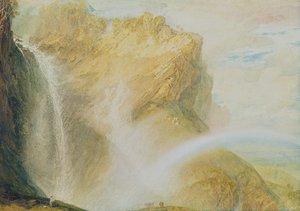 Upper Falls of the Reichenbach by Joseph Mallord William Turner