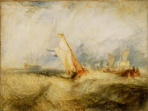 Van Tromp Going About to Please His Masters - Ships a Sea Getting a Good Wetting by Joseph Mallord William Turner