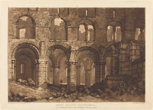 Holy Island Cathedral by Joseph Mallord William Turner and Charles Turner