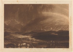 Peat Bog, Scotland by Joseph Mallord William Turner and George Clint