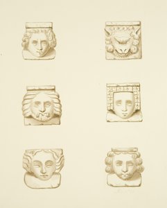 6 Corbels in Roof of St James