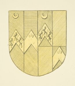 Arms of Brook(e?) on Brass Plate in St Mary Redcliffe