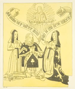 Monumental brass of Philip Mead in St Mary Redcliffe by Joseph Manning