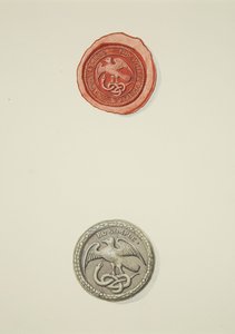 Seal Inscribed with Thomas White and Badge, Both of Temple Hospital