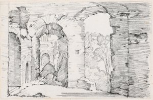 Arched Passageways of a Ruined Building by Joseph Marie Vien