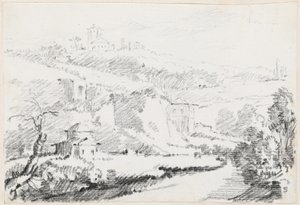 Landscape in the Alban Hills by Joseph Marie Vien