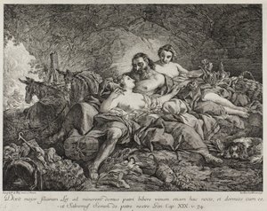 Lot and His Daughters by Joseph Marie Vien
