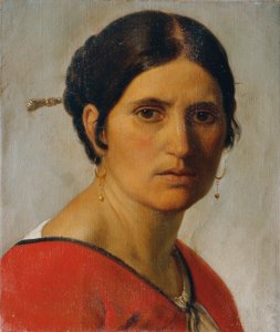Italian Peasant Woman by Joseph Mathias von Trenkwald