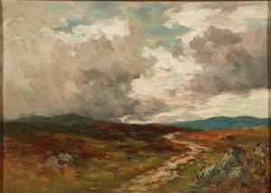 Storm Clouds Over the Hills by Joseph Milne