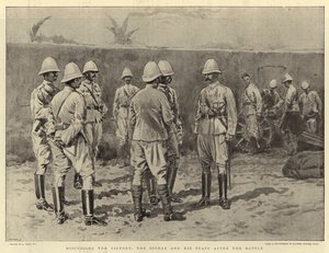 Discussing the Victory, the Sirdar and His Staff After the Battle