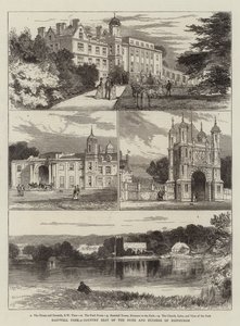 Eastwell Park, Country Seat of the Duke and Duchess of Edinburgh by Joseph Nash