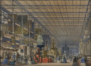 The Opening of the Great Exhibition - The British Nave, from 