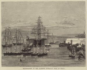 Inauguration of the Clarence Hydraulic Dock at Malta