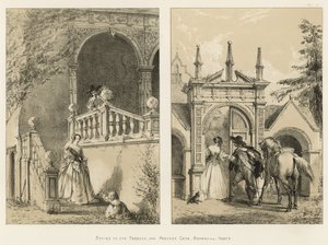 Stairs to the Terrace, and Postern Gate, Bramshill, Hants