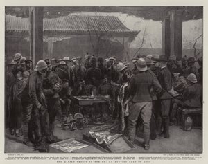 The Allied Troops in Peking, An Auction Sale of Loot