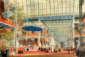 The Opening of the Great Exhibition by Queen Victoria on May 1st, 1851, 1942 by Joseph Nash