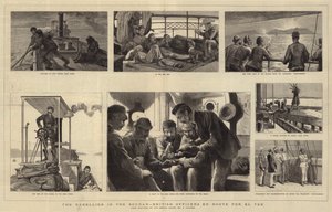 The Rebellion in the Soudan, British Officers En Route for El Teb