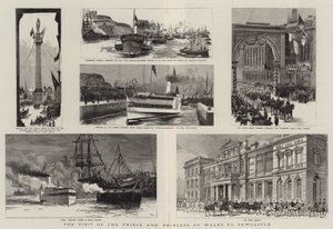 The Visit of the Prince and Princess of Wales to Newcastle