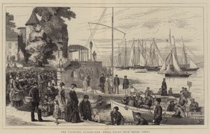 The Yachting Season, the Royal Yacht Club House, Cowes