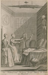Nan Holland and Tristram Savage robbing Dr Trotter in Moorfields by Joseph Nicholls