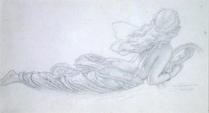A Fairy in Flight by Joseph Noel Paton