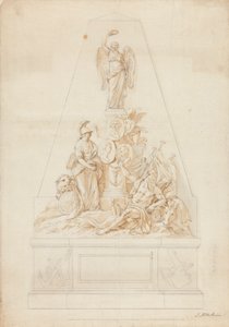 Study for the Monument to Naval Captains William Bayne, William Blair and Lord Robert Manner