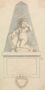 Tomb: Cherub Weeping by an Urn
