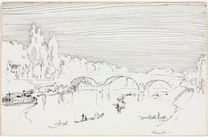 Charenton-le-Pont, c. 1893 by Joseph Pennell
