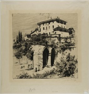 Fonte Nuova, Siena by Joseph Pennell