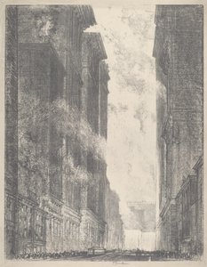 Fourth Avenue, 1910 by Joseph Pennell